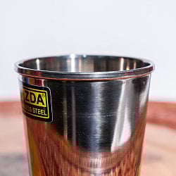 チリチリと音が鳴る!! ステンレスのチャイカップ [直径約6.6cm×高さ約7.2cm] - サブ3