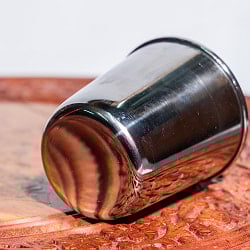 チリチリと音が鳴る!! ステンレスのチャイカップ [直径約6.6cm×高さ約7.2cm] - サブ4