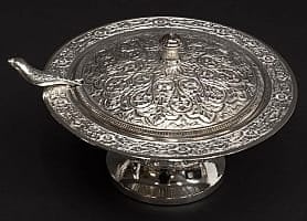 シルバー，銀，小物入り，真珠母貝の装飾皿 シルバー，銀，小物入り，真珠母貝の装飾皿 - メルカリ