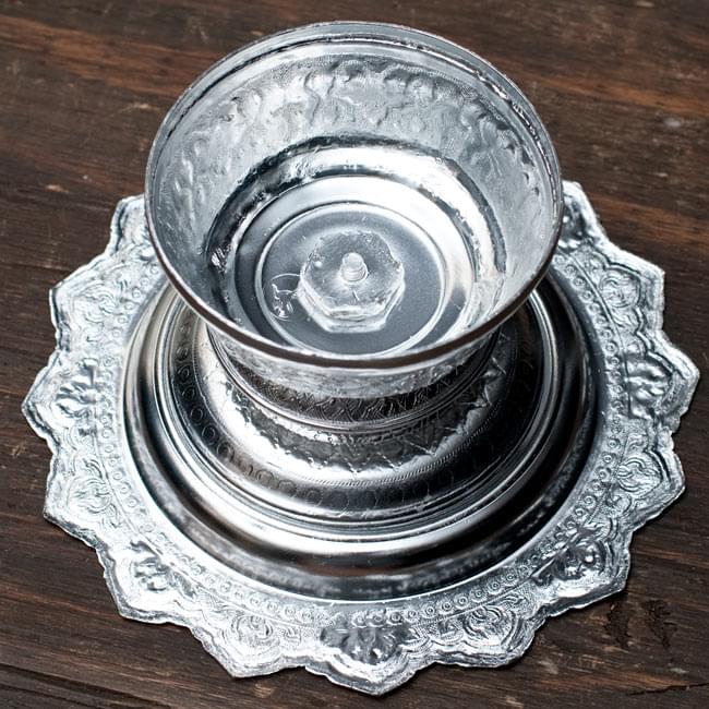 タイのお供え入れ-シルバー・大 5 - 裏面の写真です