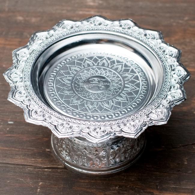 タイのお供え入れ-シルバー・大の写真