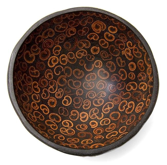 バリのシナモン飾り皿 2枚セットの商品写真 2枚目 上から撮影しました