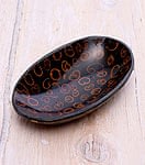 バリのシナモン飾り皿 楕円小皿 の商品写真