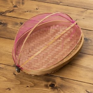 ネット付きアジアン籠 楕円