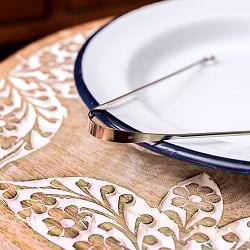 舌の掃除機　タン スクレーパー　本場インドの使いやすいステンレス製　アーユルヴェーダ式舌磨きへ - サブ5