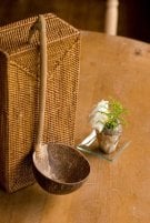 ココナッツの大きなお玉 持ち手縦タイプ