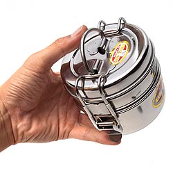 2段インド弁当箱 【少し小盛りサイズ】 - 6x2 - サブ3