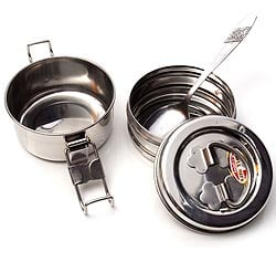 2段インド弁当箱 【少し小盛りサイズ】 - 6x2 - サブ4