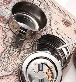 2段インド弁当箱 【少し小盛りサイズ】 - 6x2 - サブ5