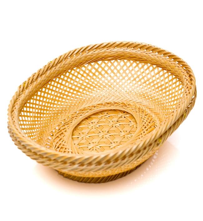 竹細工のシンプル籠 【19cm×24cm】 の通販 - TIRAKITA.COM