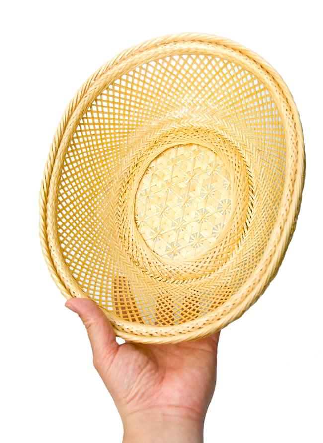 竹細工のシンプル籠 【23cm×29cm】 の通販 - TIRAKITA.COM
