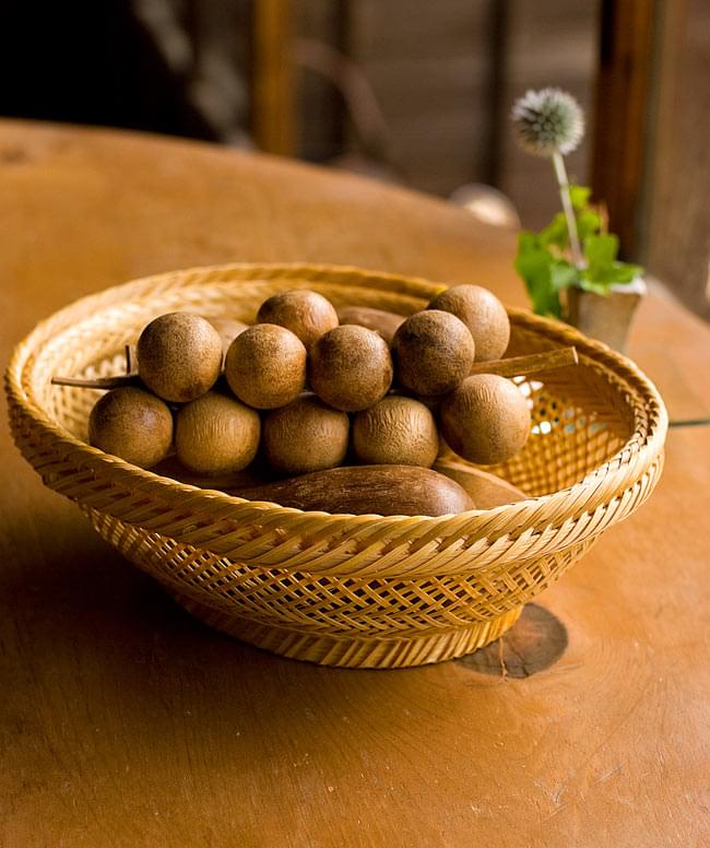 竹細工のシンプル籠 【23cm×29cm】 の通販 - TIRAKITA.COM