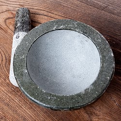 タイの石臼　クロックヒン　スパイスグラインダー〔No.6〕【直径：15.5cm程度　高さ：約10cm程度】 - サブ3