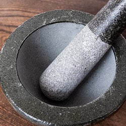 タイの石臼　クロックヒン　スパイスグラインダー〔No.6〕【直径：15.5cm程度　高さ：約10cm程度】 - サブ4