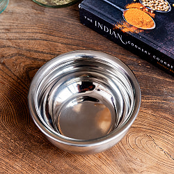 ハンディ - インドの鍋〔直径：約13.3cm　約600ml〕 - サブ3