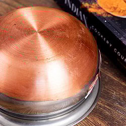 ハンディ - インドの鍋〔直径：約13.3cm　約600ml〕 - サブ5