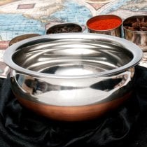 ハンディ - インドの鍋【直径約20cm 約1900ml】