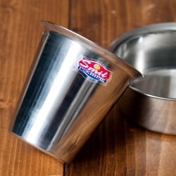 南インドのコーヒーカップとソーサーセット〔直径:約10cm〕 - サブ3