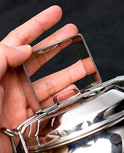 【2段】インドの弁当箱 ベーグル型[約17.5cm(取手含む)] - サブ5