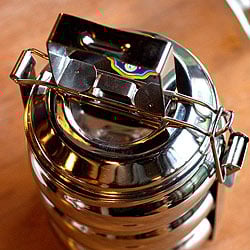 【3段】インドの弁当箱 ベーグル型[21.5cm(取手含む)] - サブ2