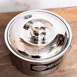 チャパティ保温器　インド料理　チャパティーケース 大【約21cm 約3000ml】 - サブ2