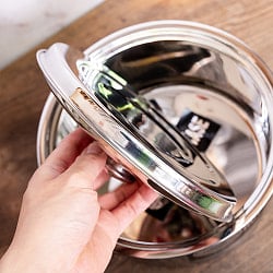 チャパティ保温器　インド料理　チャパティーケース 大【約21cm 約3000ml】 - サブ4