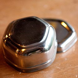 ステンレスのマサラケース・小物入れ[約4cm×6.8cm] - サブ5