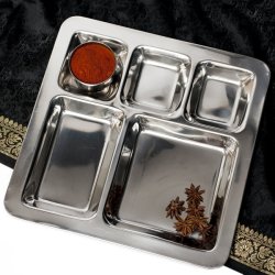 5分割ランチプレート スクエア[約31cm x 31cm]の商品写真