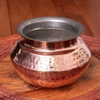 ハンディカダイ - インドの鍋【直径:約15.5cm】