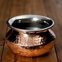 高級ハンディカダイ - インドの鍋【直径11cm】の商品写真