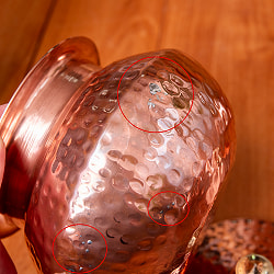 [インド品質・訳あり]高級ハンディカダイ - インドの鍋〔直径15.5cm　約1200ml〕 - サブ3