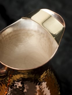 [訳あり・ディスプレイ用]槌目付き 銅装飾の水差し - deluxe - サブ4