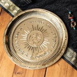 【送料無料・3個セット】【祭壇用】オーンの礼拝皿 【直径:約30cm】の写真