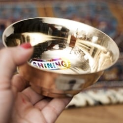 ブラス製のボウル [直径:約11cm] - サブ5