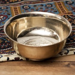 [大決算セール]ブラス製のボウル ライスボウルサイズ[直径:約15.8cm〜17.8cm]