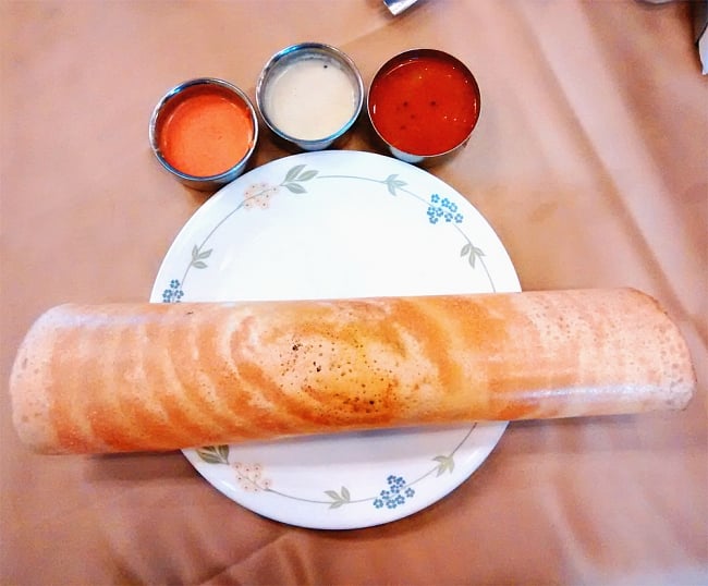 ドーサタワ ドーサ用フライパン IH対応 13 - これがドーサ。南インドの料理です