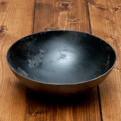 メヘンディボウル ヘナパウダーを混ぜる鉄鍋【約:20.5cm】 - サブ2