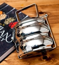 【2段】インドの弁当箱 ベーグル型[18cm] - サブ2