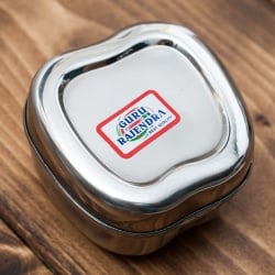 ステンレスのマサラケース・小物入れ[約4cm×6.8cm] - サブ2