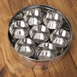 中ぶた付き 円形スパイスボックス[20.5cm] - サブ5