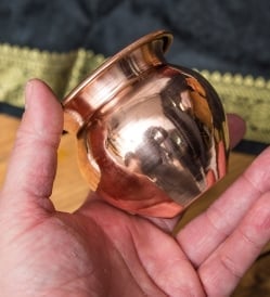 インドの水さし【銅】[高さ約7cm] 約200ml - サブ5