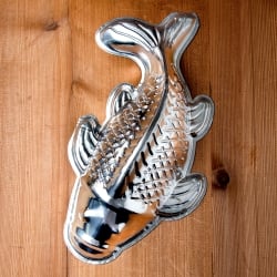 縁起の良い鯉 魚の形をしたアルミニウム製 お菓子の型 - 26cm - サブ3