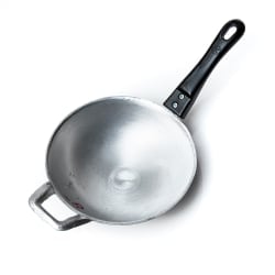 ガタ 軽くて振るいやすいタイの屋台アルミ鍋 小 - サブ2