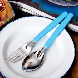 色彩豊かなタイのカラフルフォーク&スプーンセット(ID-TBLWR-751)