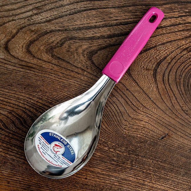 昭和レトロなタイの大きめスプーン[22.5cm] 14 - 8：ピンク紫