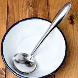 フック付きタイのお玉 約40ml 調味料をすくうのに便利(ID-TBLWR-773)