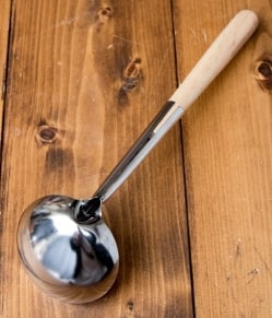 木柄タイのお玉 約50ml 調味料をすくうのに便利 - サブ2