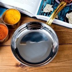 槌目付き 銅装飾のロイヤルソースパン（約16cm×4cm） - サブ2