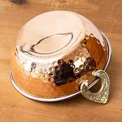 槌目銅装飾仕上げのステンレスカダイ〔約15.5cm 約650cc〕 - サブ4