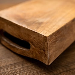 手彫りのマンゴーウッドトレイ Sサイズ　【25cm×15cm】 - サブ4